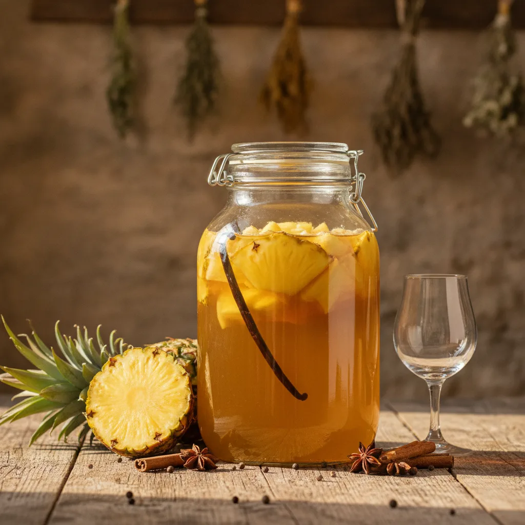 Rhum arrangé ananas, recette, macération et variantes - rhum arrange ananas recette
