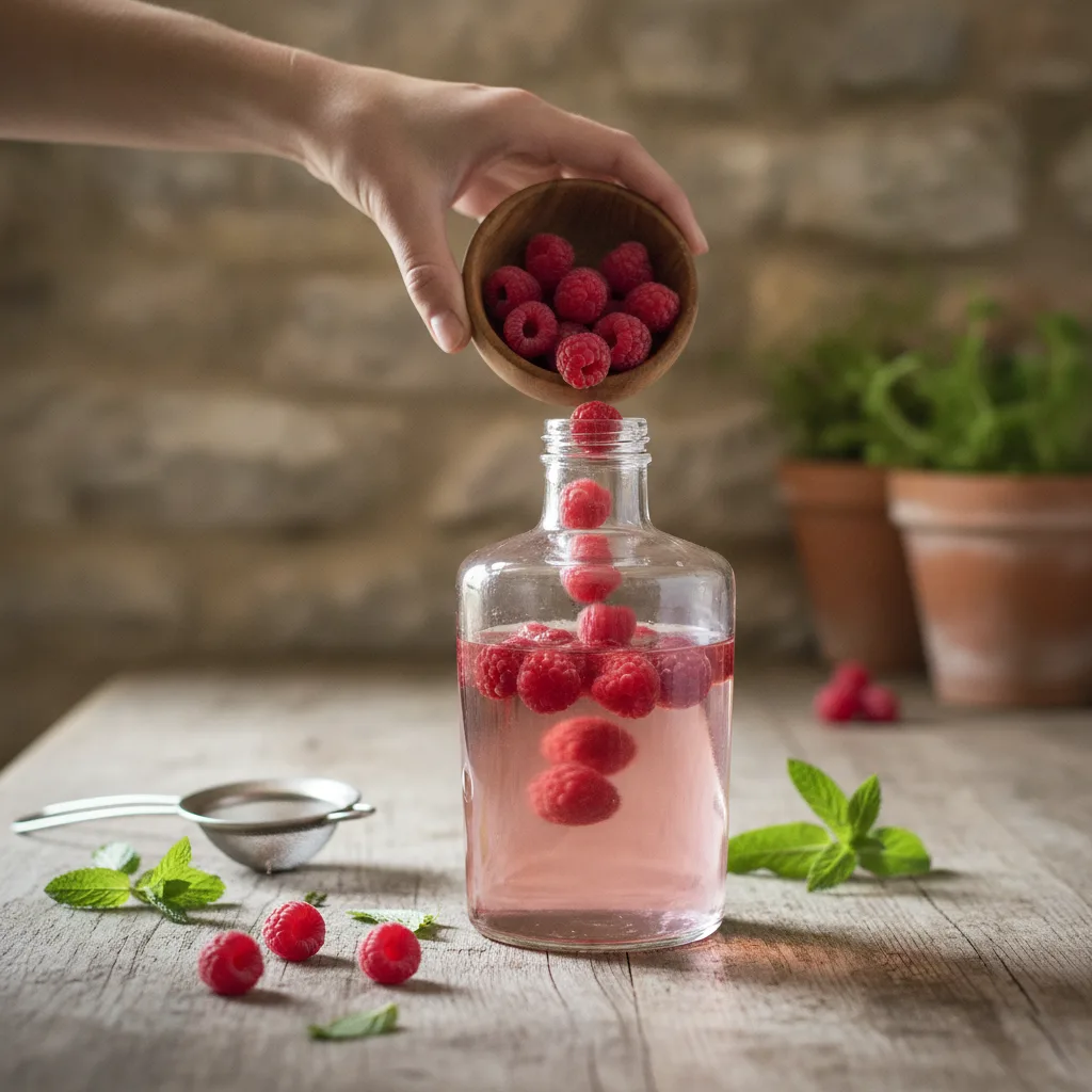 rhum arrangé framboise
