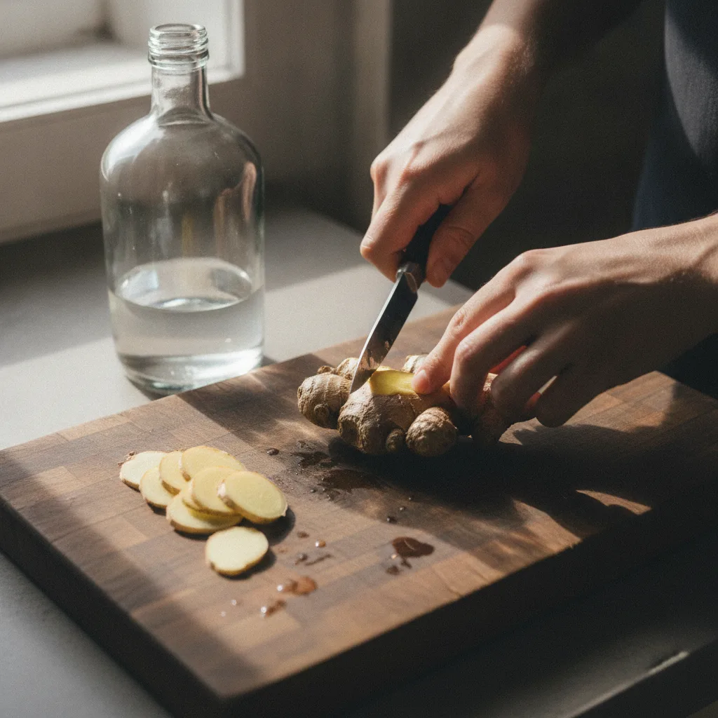 rhum arrangé gingembre