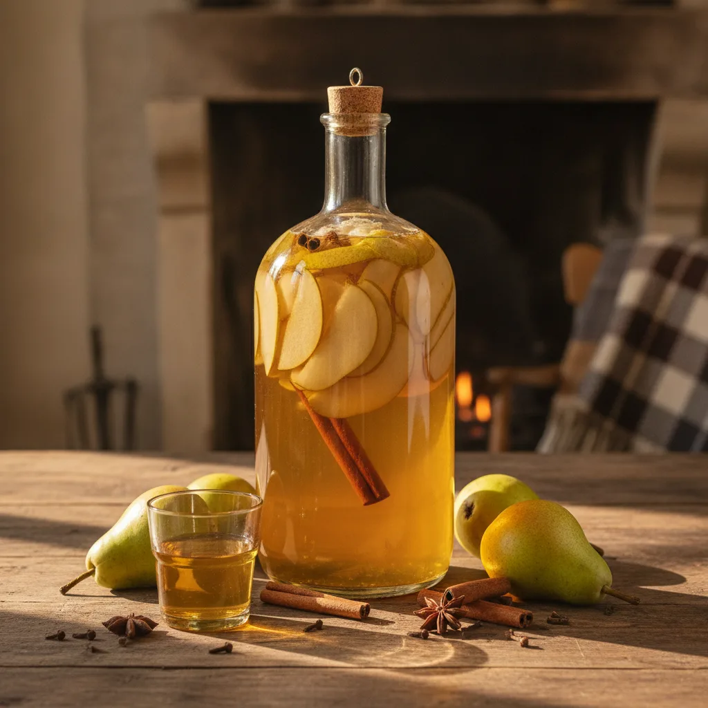 Rhum arrangé poire, recette automnale et macération - rhum arrange poire